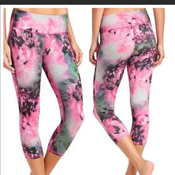 Athleta Pants - Athleta Leggings Bloom Chaturanga High Rise